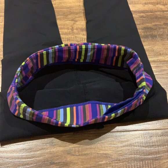 Lululemon full length leggings with neon stripes and ruff… - Picture 11 of 11